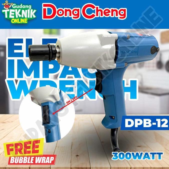 TERAR Impact Wrench LISTRIK DONGCHENG DPB12 / Alat Bor Impek Pembuka Baut Mur Baut LISTRIK DPB 12 - 