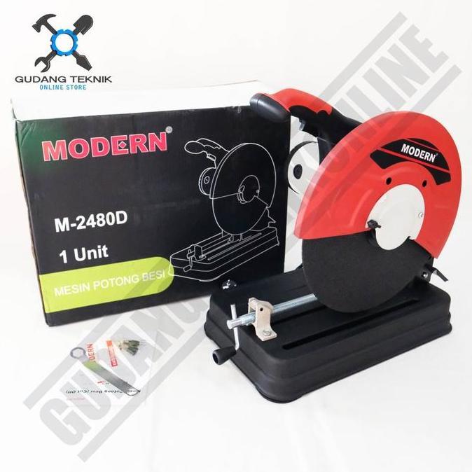 TERAR MODERN M-2480D / Cut Off 14 Inch Potong Besi Cutting Wheel Mesin Modern M2480D / M 2480 D / M2