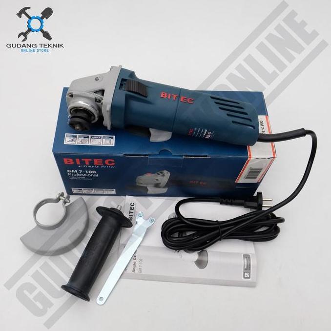 TERAR Gerinda Tangan Bitec GM 7-100 - Angle Grinder Gerinda Listrik Bitec