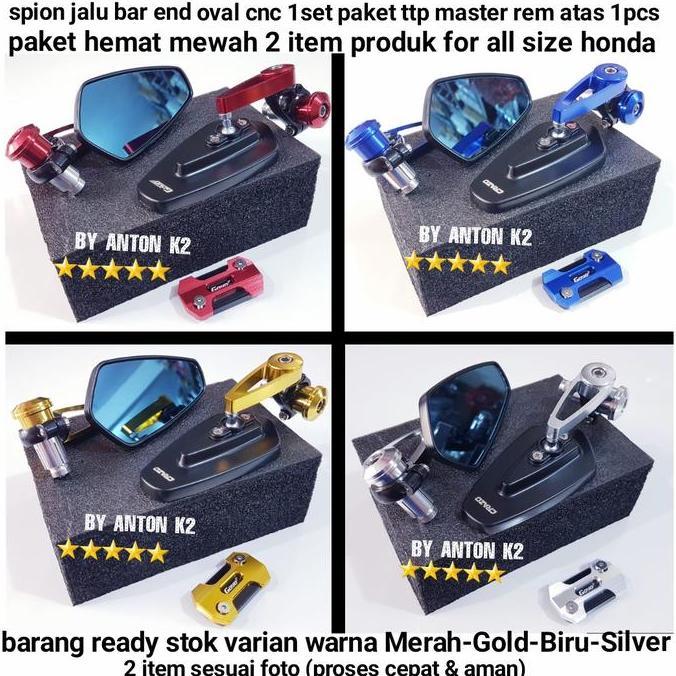 Spion Jalu Oval/Bar End Variasi Motor Vario 110/Vario 125/Vario 150