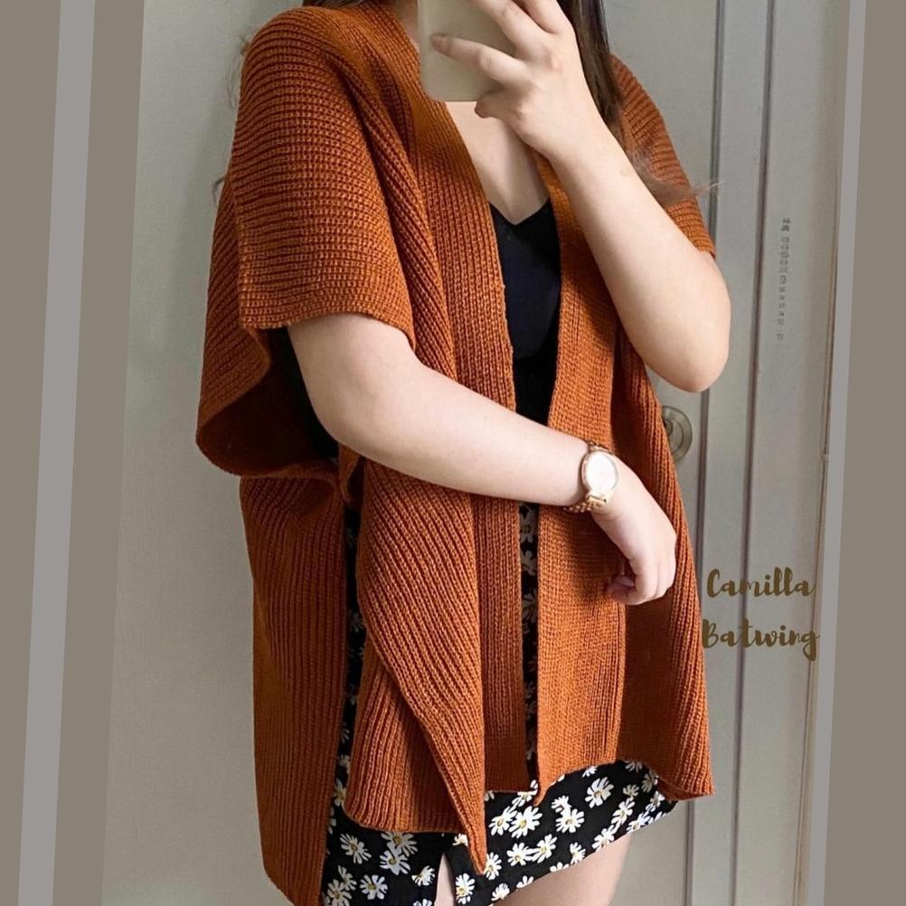 Discount Outer Rajut Camilla Batwing Premium 18 Warna