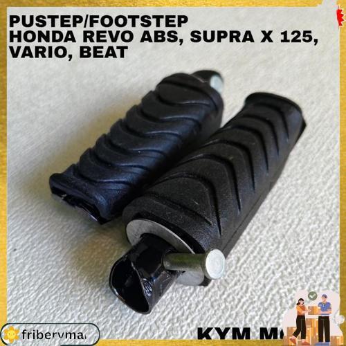 Karet Pustep Footstep Postep Pijakan Kaki Belakang Motor Revo Absolute 110 Fit Fi Supra X 125 Beat V
