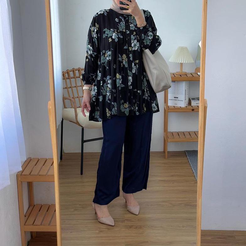Termurah Setelan Wanita Jumbo Meera One Set Virall Rayon Diamond