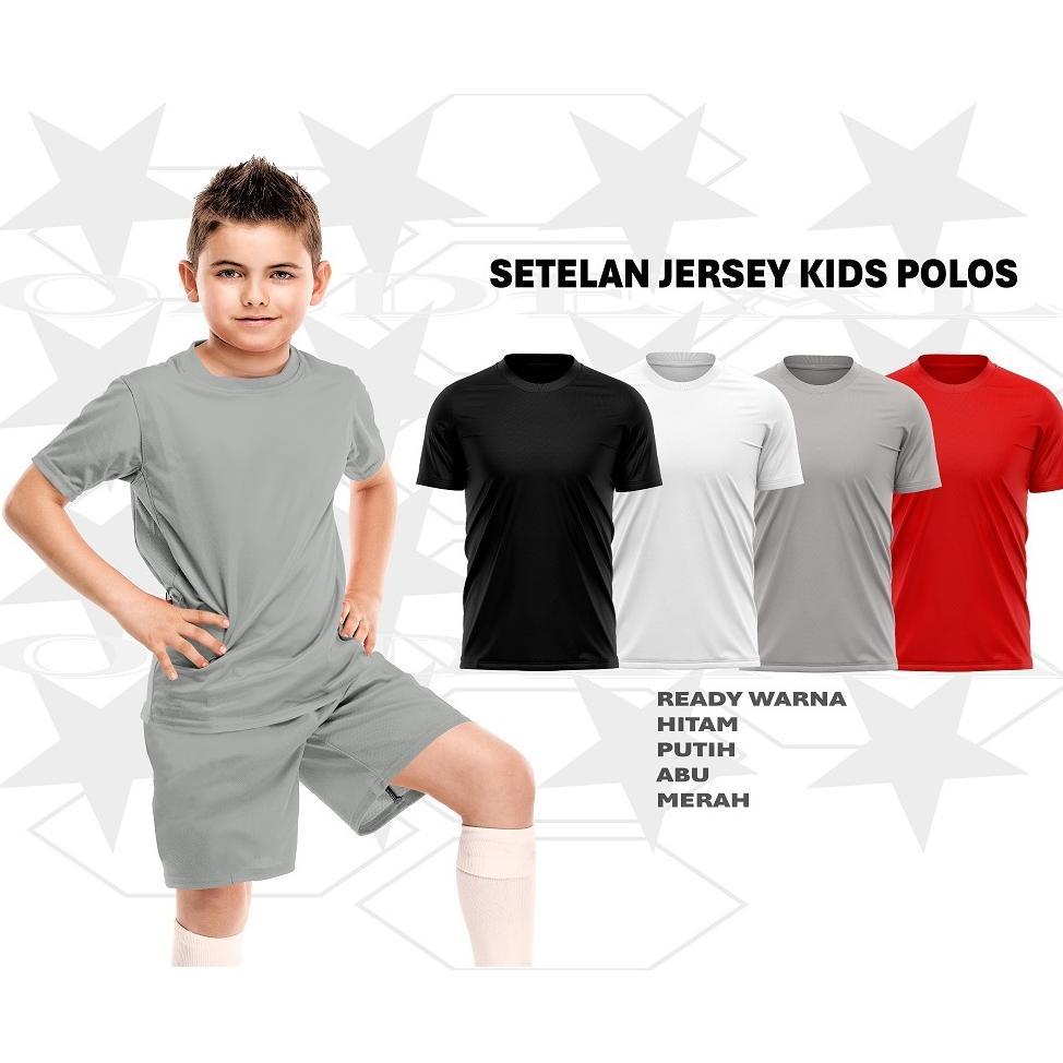 Official Osdl  Setelan Jersey Anak Anak Usia 5-13Tahun Baju Olahraga Bola Voli Badminton Tenis Baju 