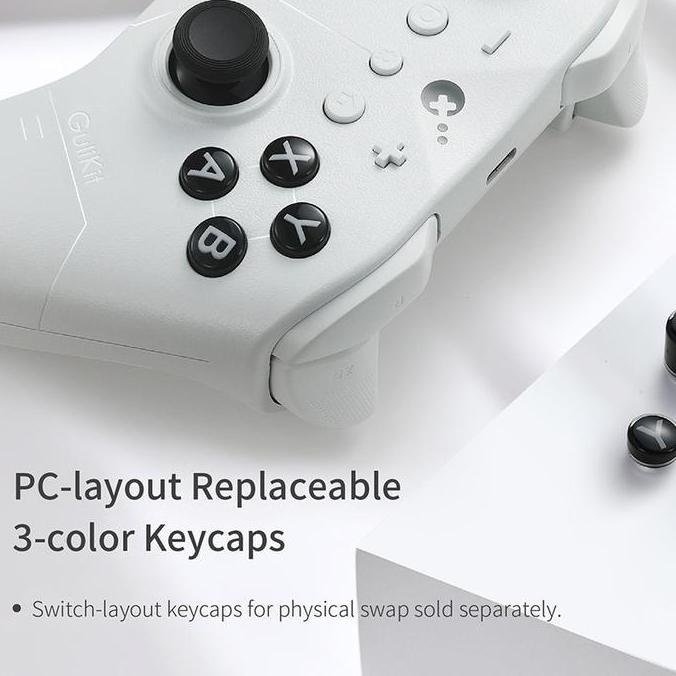 GuliKit ES PRO Wireless Gamepad Controller Hall Effect Joystick Triggers Multi-Platform (TERBAIK) (T