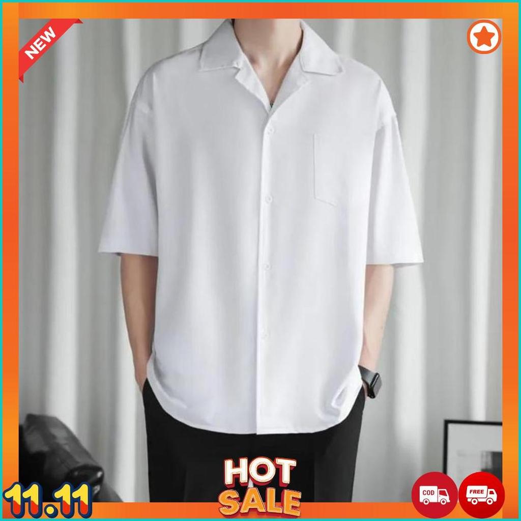 Kemeja Pria Piyama Keren Outfit Cowok Terbaru Katun Rayon [K7]