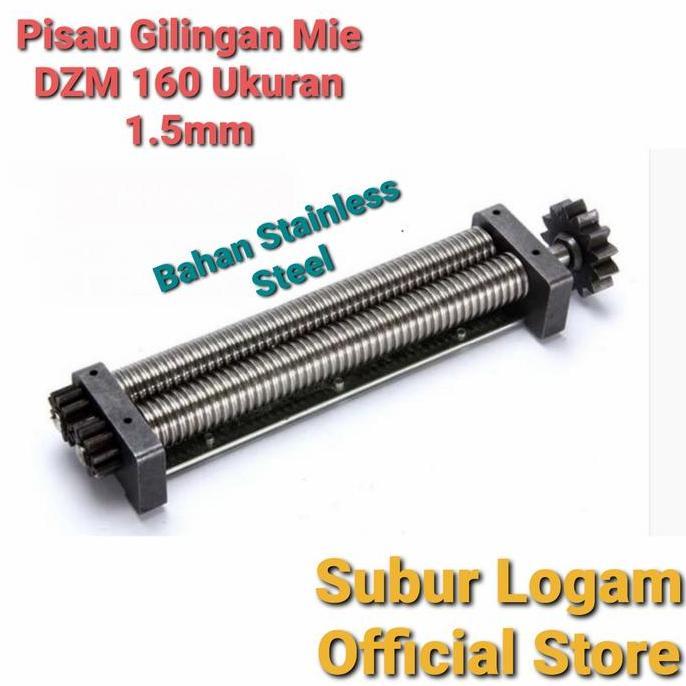 TERLARIS PISAU GILINGAN MIE HALUS KECIL DZM 160 UKURAN 1.5 MM STAINLESS STEEL