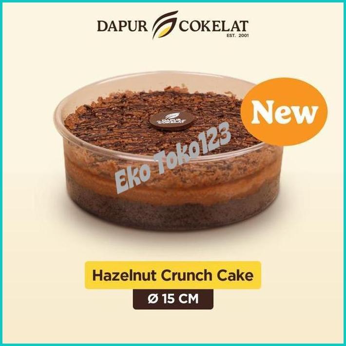 Dapur Cokelat - Hazelnut Crunch Cake | Cake Cokelat Crunchy Dan Cokelat Hazelnut