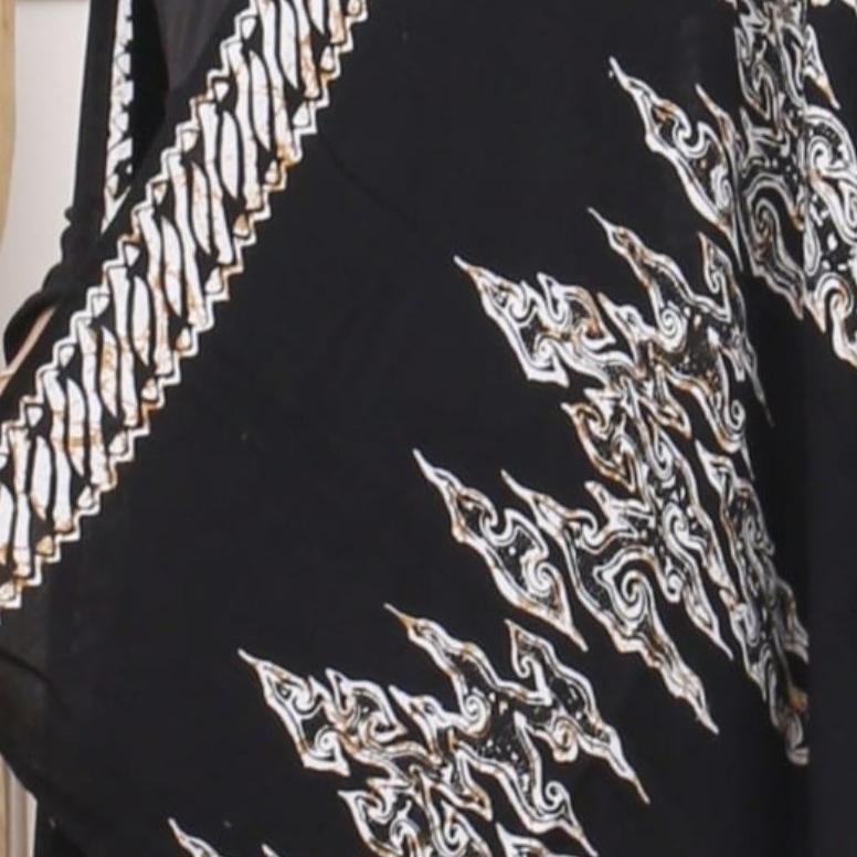 Recommended Cardigan Batik Wanita One Set Rok Lilit Baju Kondangan Kekinian Outer Batik Kimono Set K