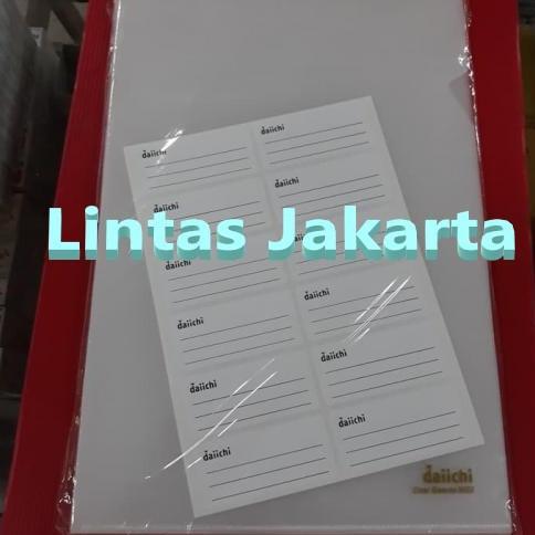 Map Bening / Clear Holder / Map L / Map Transparant / Clear Sleeves Merk Daichi ( 12 lembar )