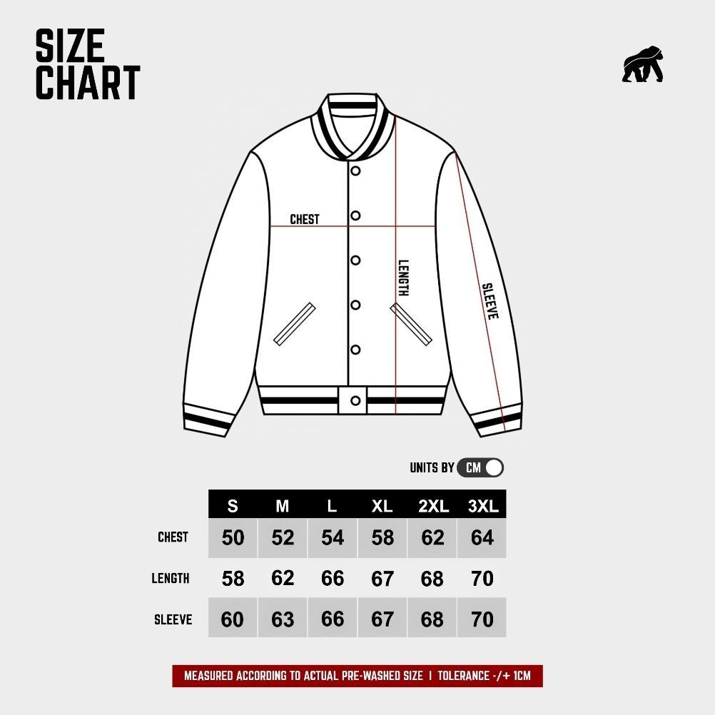 terbaru house of smith bdg jaket varsity pria - new chamsity #8