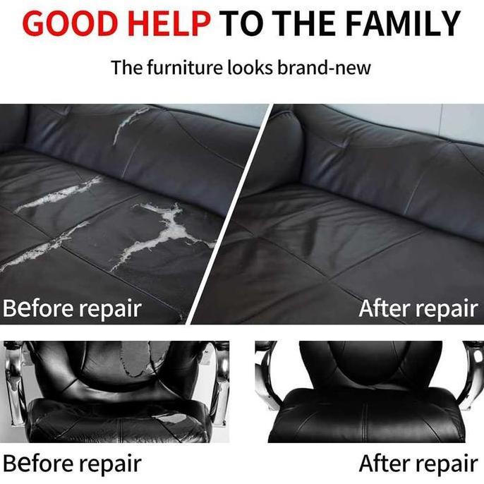 Sticker Kulit Mitasi Leather Tempel Tambal Jok Sofa Kursi Multifungsi