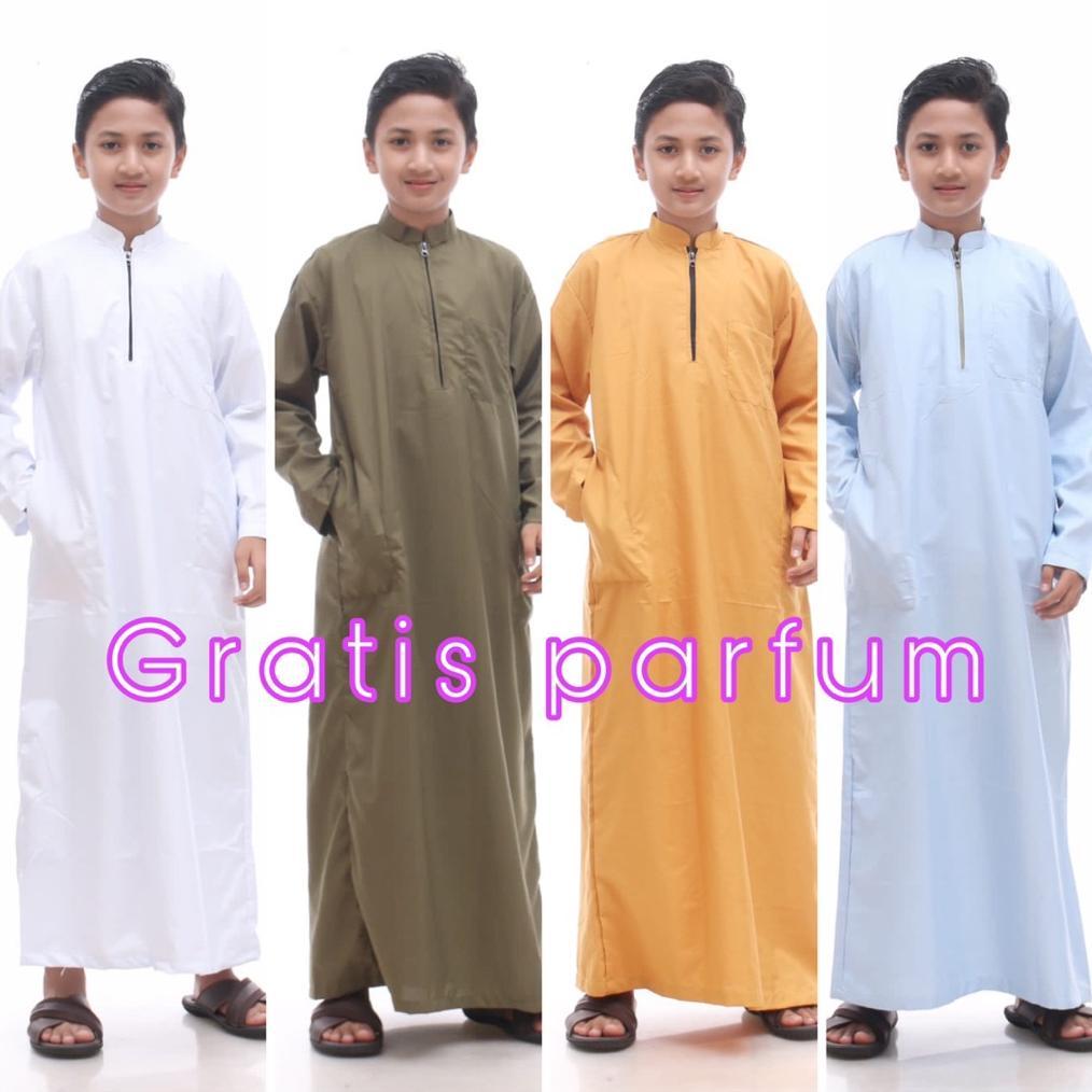 PREMIUM JUBAH ANAK LAKI LAKI USIA 5-15 TAHUN GAMIS ANAK REMAJA LAKI LAKI BAJU MUSLIM ANAK
