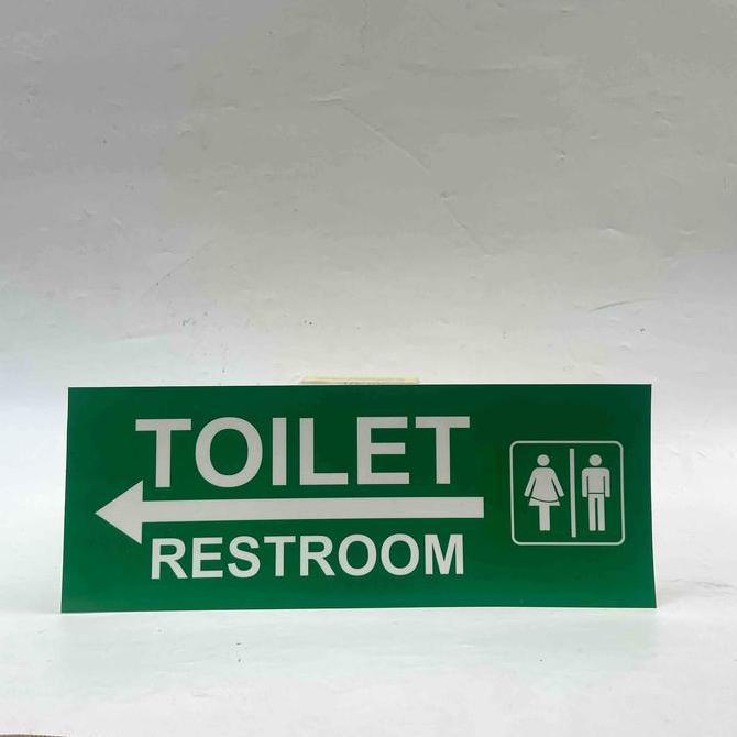 Stiker Penunjuk Arah Toilet, Stiker Arah Toilet