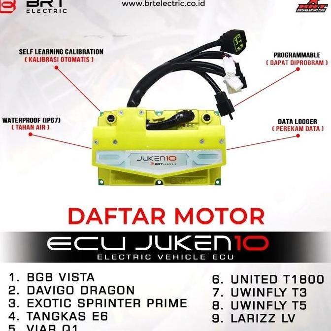 Ecu Brt Juken 10 Controller Motor Listrik Electric Vehicle Can Bus Konversi