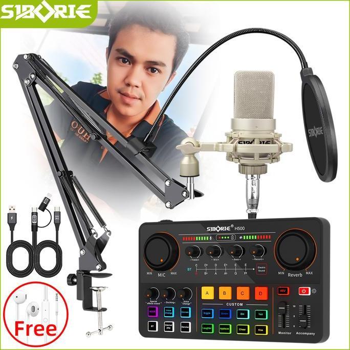 Siborie&uda_store02 rekomendasi bersama Soundcard H500+103+E10+OTG-2 IN 1