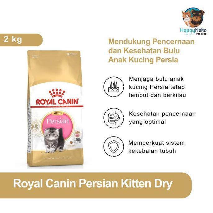 TERMURAH - Royal Canin Kitten Persian 2kg Dry Food Makanan Kering Anak Kucing Persia