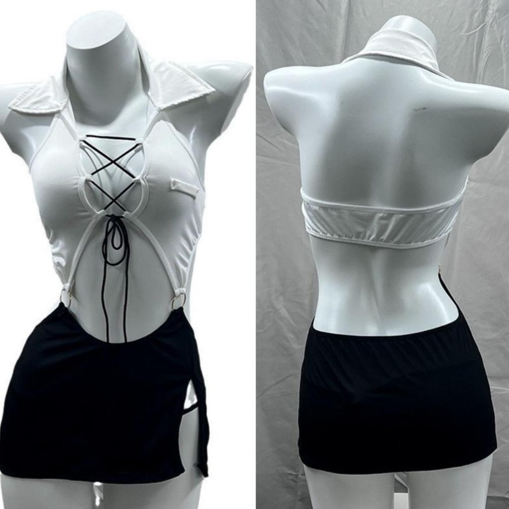 Limited Lingerie Sexy Cosplay Guru Jepang Sexy Tanpa Stocking F322
