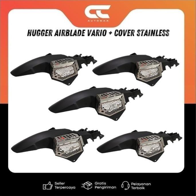 HUGGER VARIO 125 150 OLD NEW + COVER RESERVOIR STAINLESS DISKON