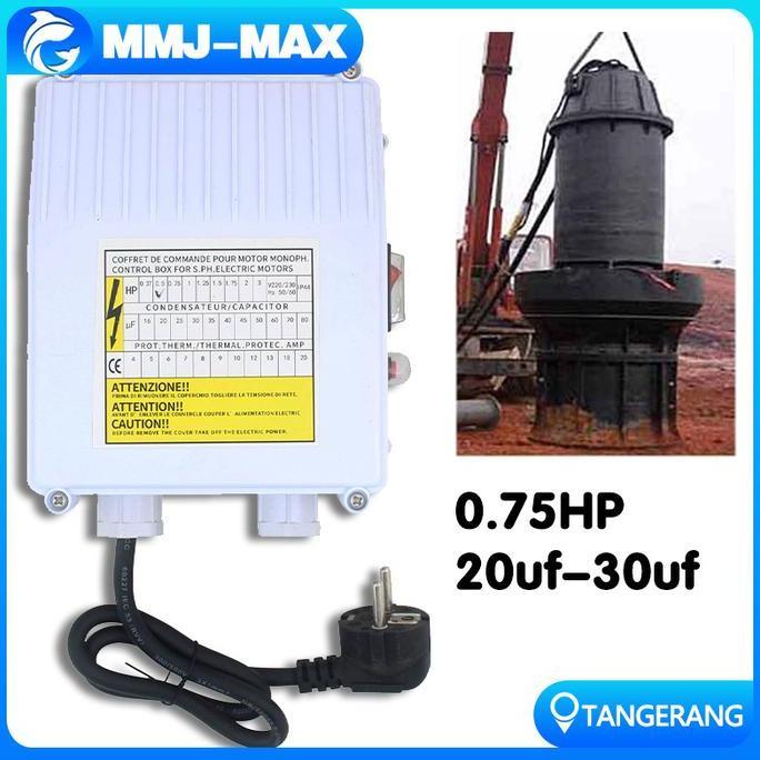 CONTROL BOX SATELLITE WATER PUMP 0.75HP/CONTROL PANEL SUBMERSIBLE PUMP PREMIUM