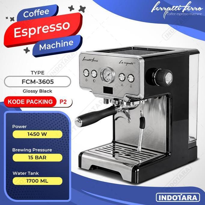 Ferratti Ferro Espresso Machine Fcm3605