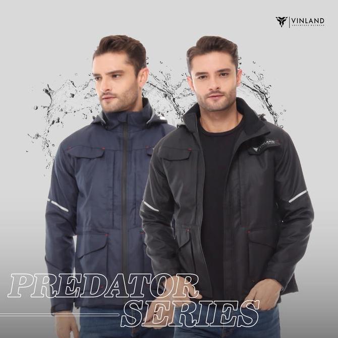 Jaket Motor Pria Tebal Waterproof VINLAND | PREDATOR