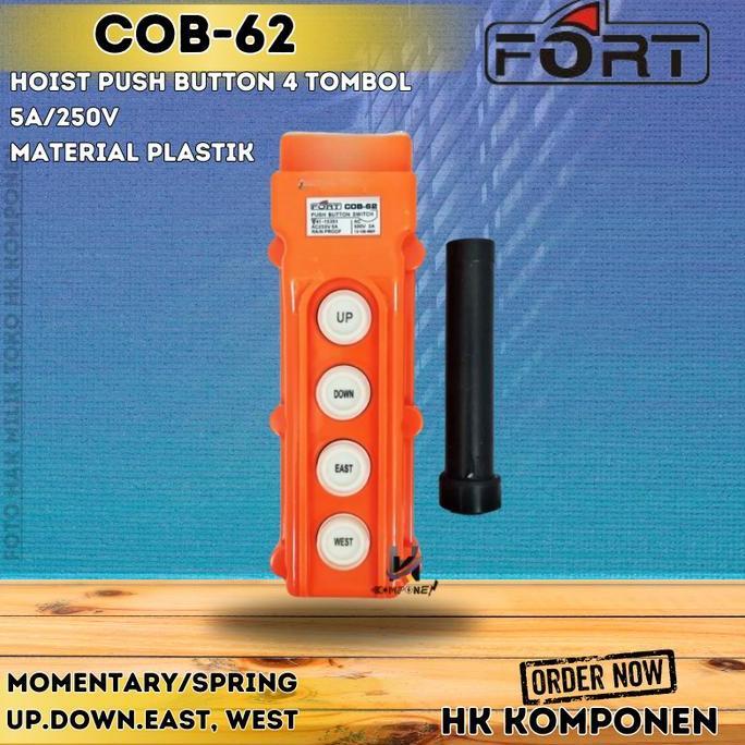Hoist 4 Tombol Cob-62  Hoist Crane Push Button Fort Diskon