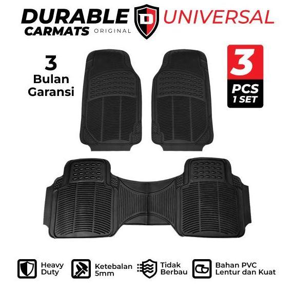 Durable Karpet Mobil Vw Tauran 3Pcs Pvc Universal - Begie