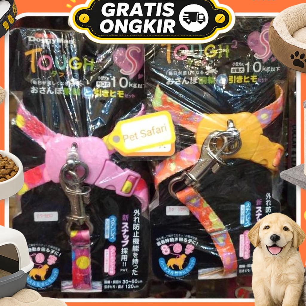 Tali Tuntun Dan Harness Badan Doggyman Tough Harness And Lead -Z6959