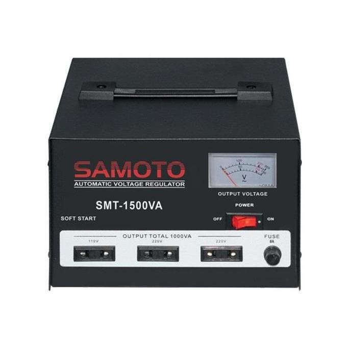Avr Penstabilizer listrik Stabilizer Samoto motor 1500 Va SMT POWER SMT-1500 SMT 1500VA SMT-1500VA