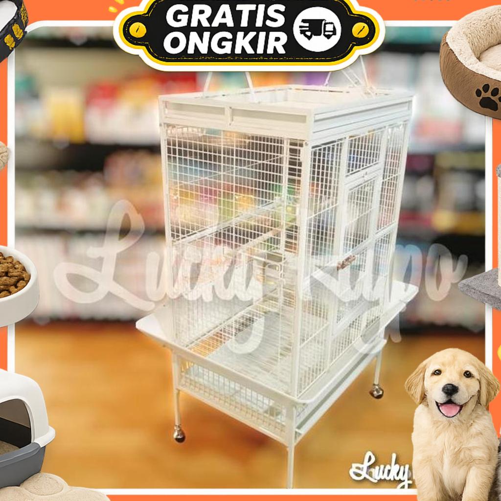 A19 Dayang Bird Cage Kandang Besi Burung Parrot Kakatua Cockatiel