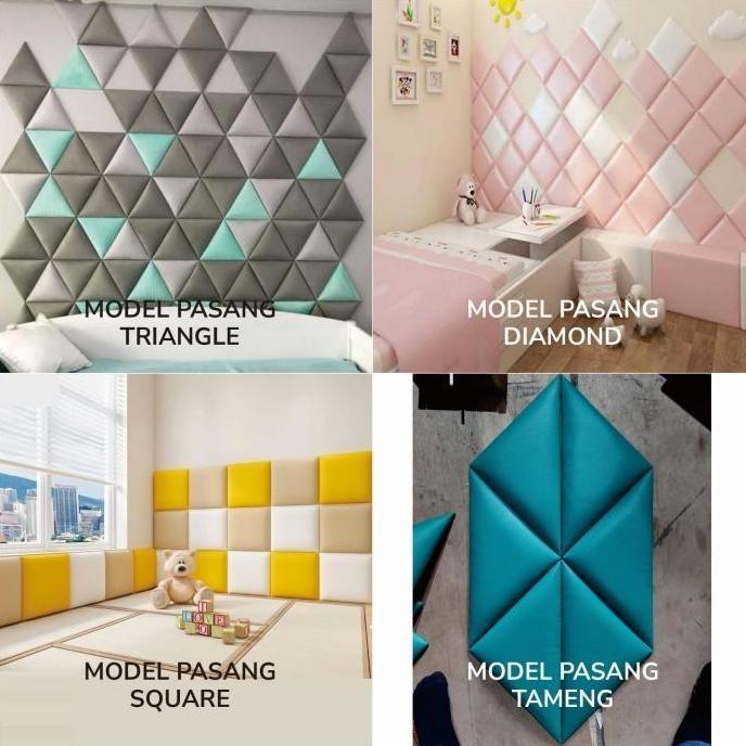 Oscar Premium | Headboard Bed Wall Panel Kedap Suara/Wall Foam Sticker