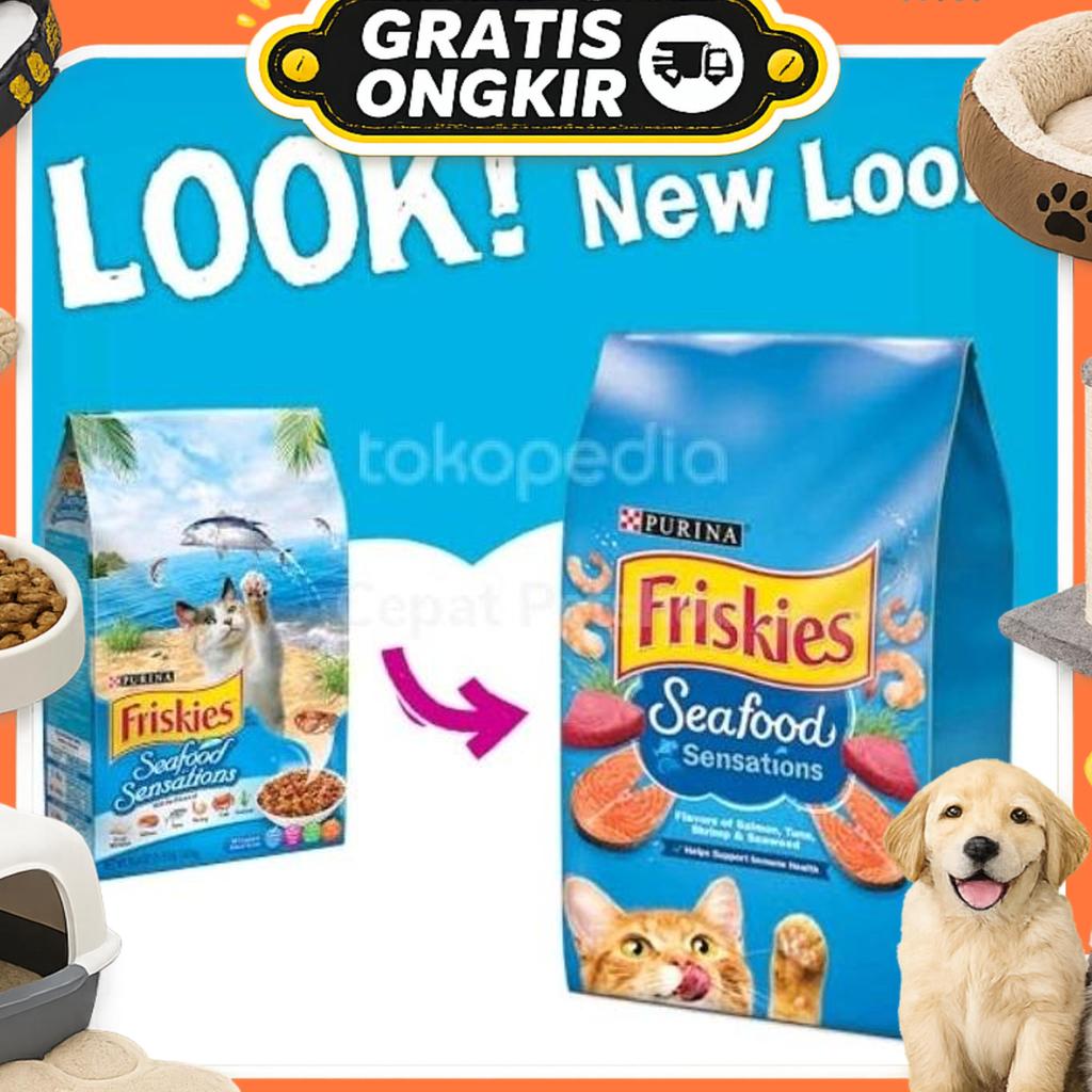 Eksfedisi Friskies Seafood Sensations 7Kg Friskies Adult