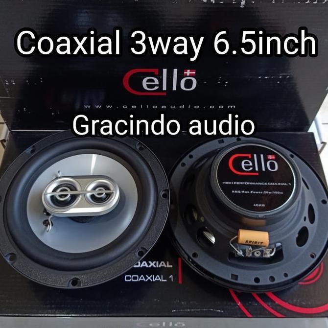 Promo Speaker Pintu Coaxial Cello 3Way Pnp Oem Mitsubishi Xpander Pajero Cod