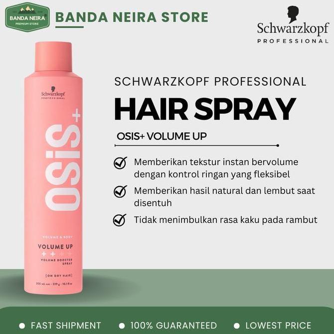 Warungabahgaleh - SCHWARZKOPF PROFESSIONAL OSIS+ OSIS + Volume Up Hairspray Hair Spray