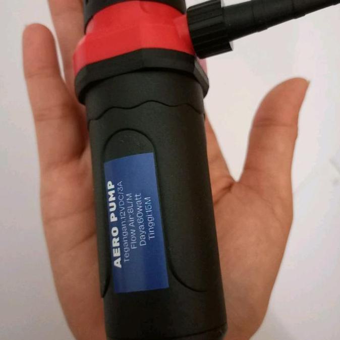 POMPA AIR CELUP AERO PUMP MINI 12VOLT DC 8L/MIN 15METER SUMERSIBLE HIGH QUALITY