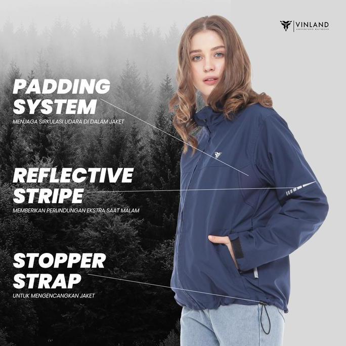 Jaket Motor Harian Wanita Simple RADIANCE | VINLAND Wateroof