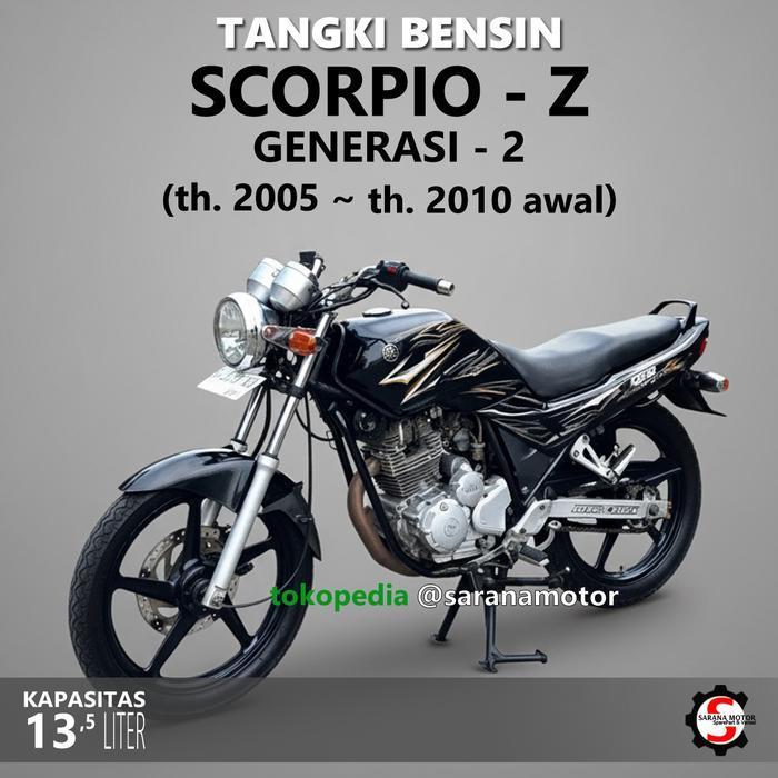 TANGKI BENSIN YAMAHA SCORPIO Z GENERASI 2 HITAM MERAH PUTIH 2 REDI STOK READY STOCK EPOXY EPOKXI EPO