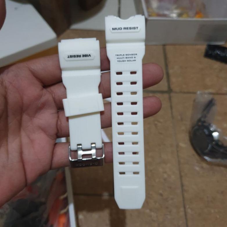 TALI JAM CASIO GSHOCK GWG1000 G SHOCK GWG 1000 STRAP JAM GSHOCK PUTIH HITAM original