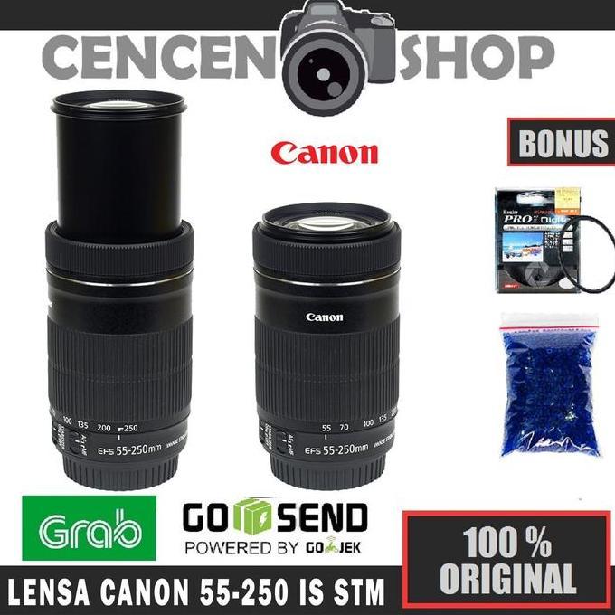 HARGA DISC - Canon Lensa EF-S 55-250mm IS STM Tele 55-250 mm New