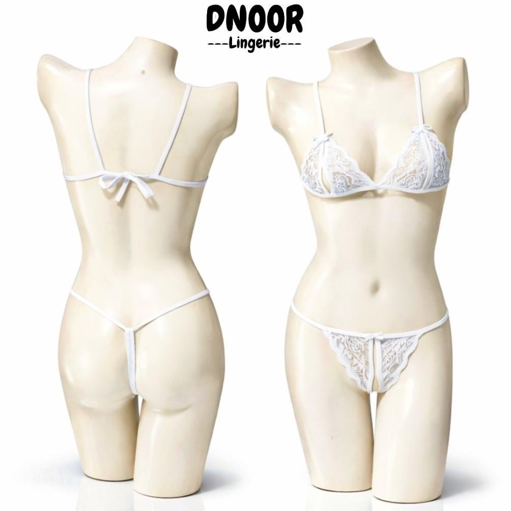best sale dnoor set bra dan cd gstring motid renda open v dan open cup bahan polyester blend lace 10
