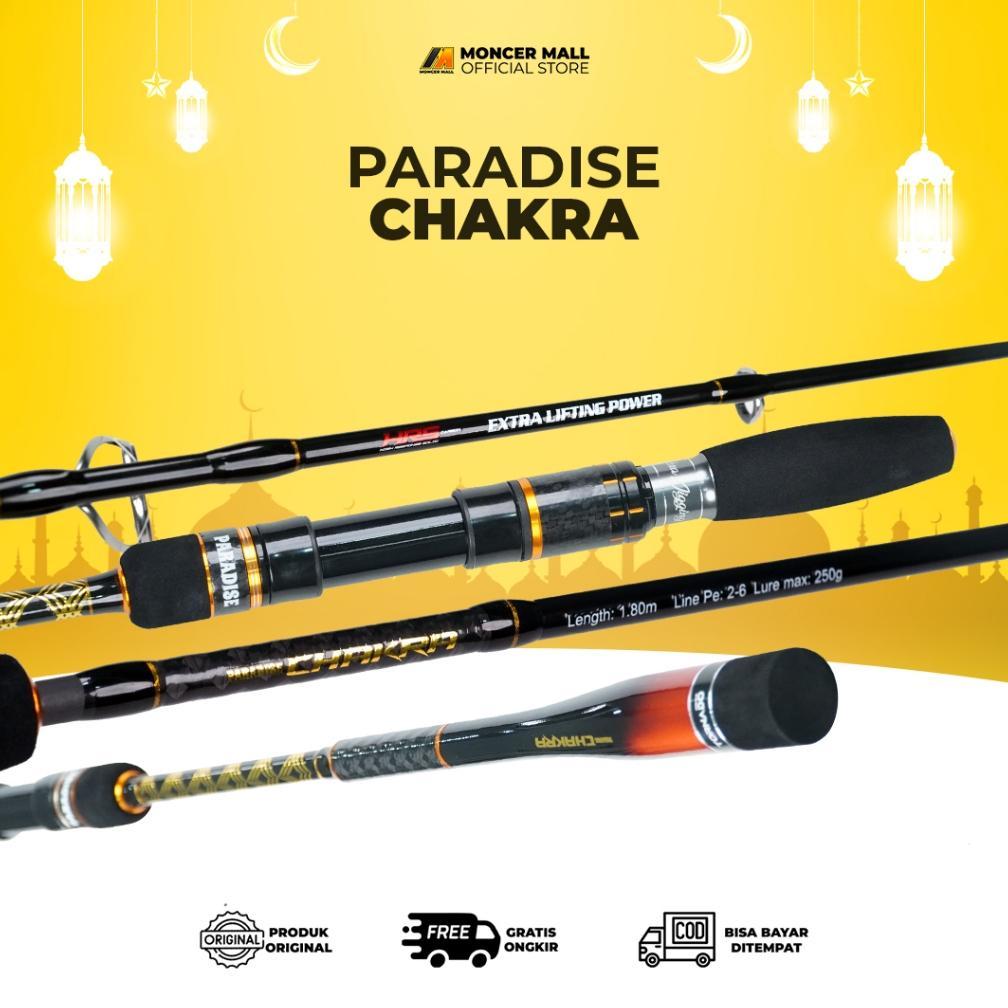 Joran Paradise Chakra Jigging Untuk Dasaran Laut Panjang 180 CM Carbon HRS