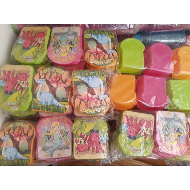 BestPromo Lunch Box Omprengan Roti Mini Kotak Makan