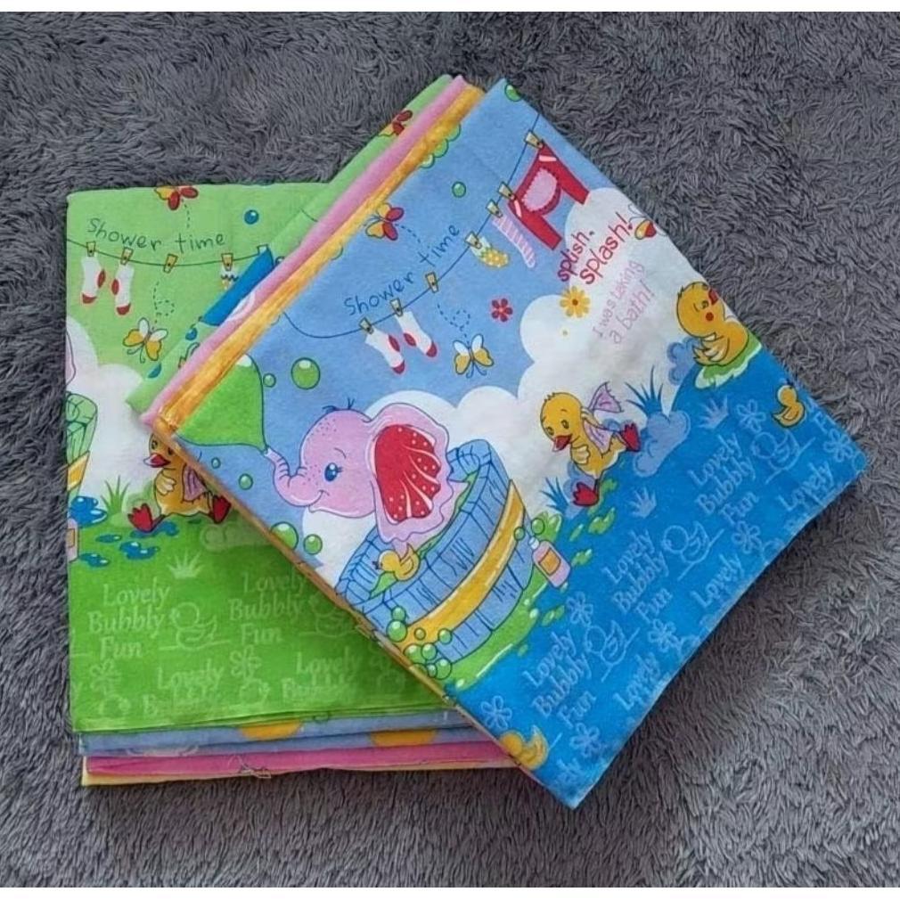 new promooo!!! 1lusin / 12 pcs kain bedong bayi jumbo uk 110x90 cm-pernel bayi bedong bayi murah ber