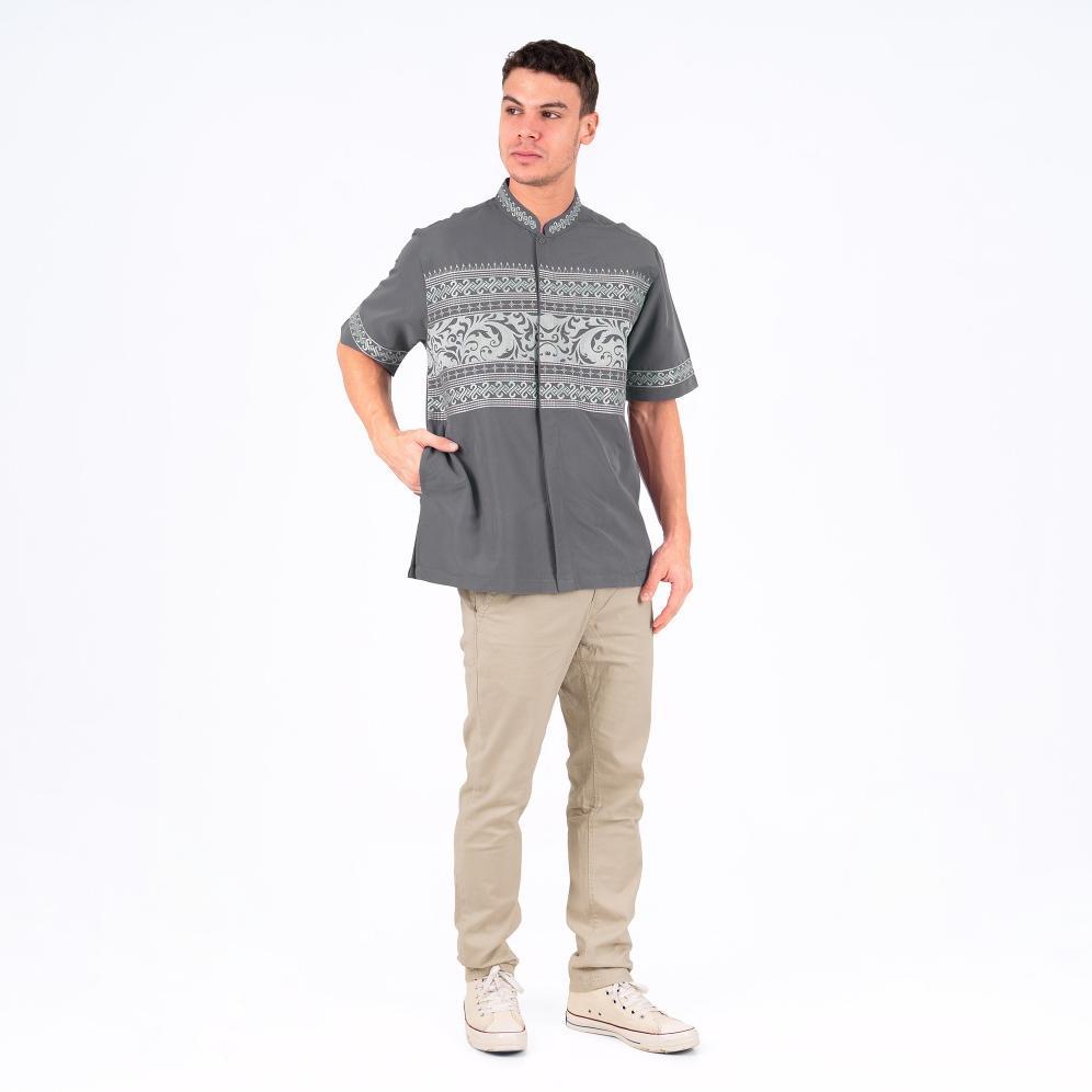 Original Benhill Taqwa Koko Bordir Pria Pendek Khaki-Black-Grey 2533-34-35