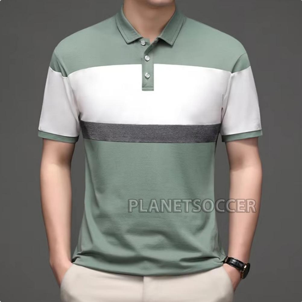Promo Kaos Pria Terbaru Evolt Kombinasi Putih Polos Kaos Polo Pria Kerah Shanghai Distro Bandung Ori