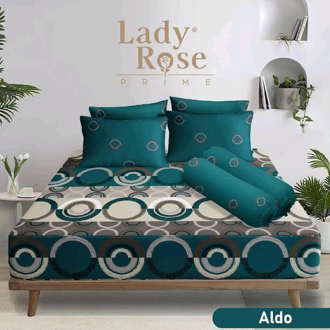 HARGA DISC - SPRAI LADY ROSE KING 180X200x30 MOTIF ALDO Bantal