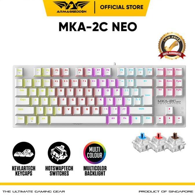 NEW ARMAGGEDDON MECHANICAL GAMING KEYBOARD MKA 2C ORI