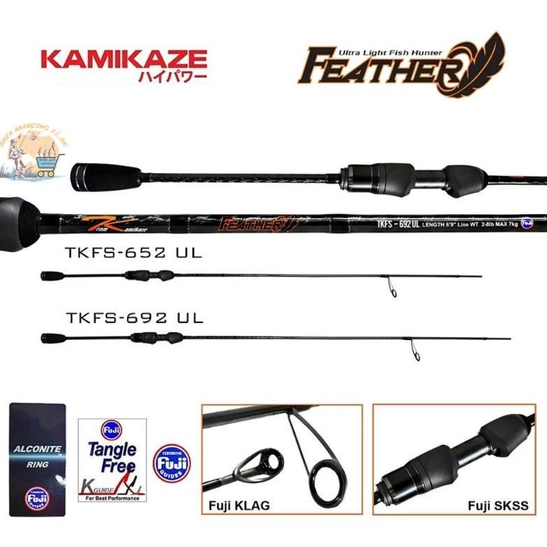 Joran TEAM KAMIKAZE FEATHER ULTRALIGHT 652UL/692UL Fuji Alconite - EXCLUSIVE ROD UL