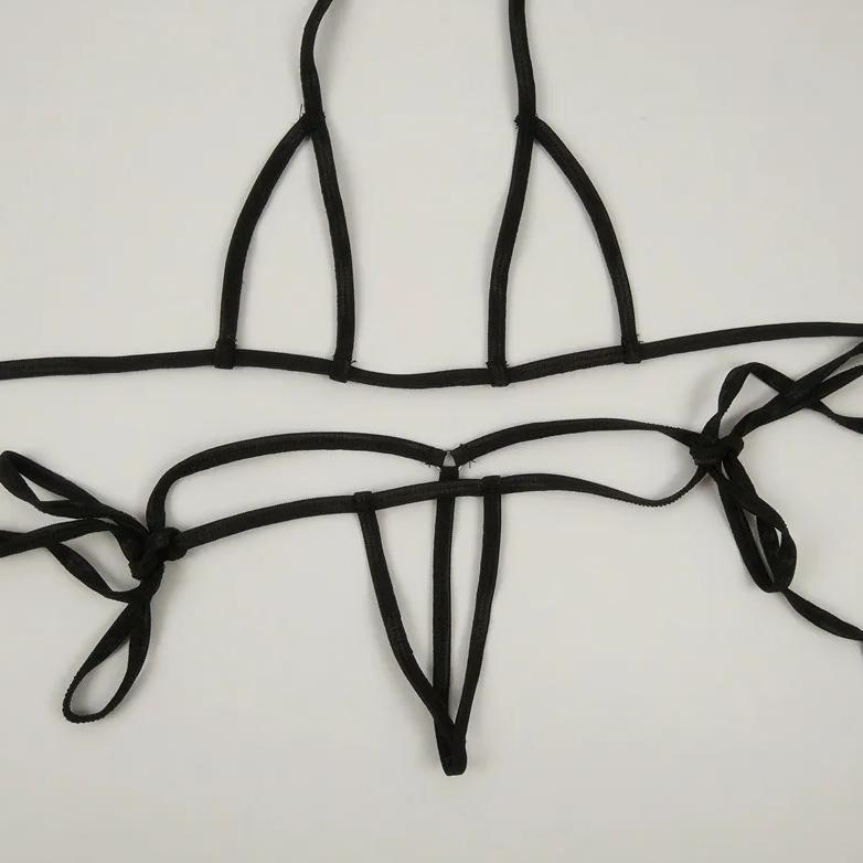 Recommended Set G String  Dan Bra Bertali Transparan Sg035